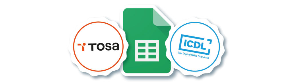 Certifications TOSA vs ICDL formation sheets