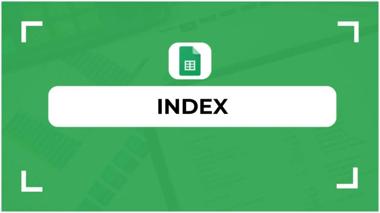 Fonction index