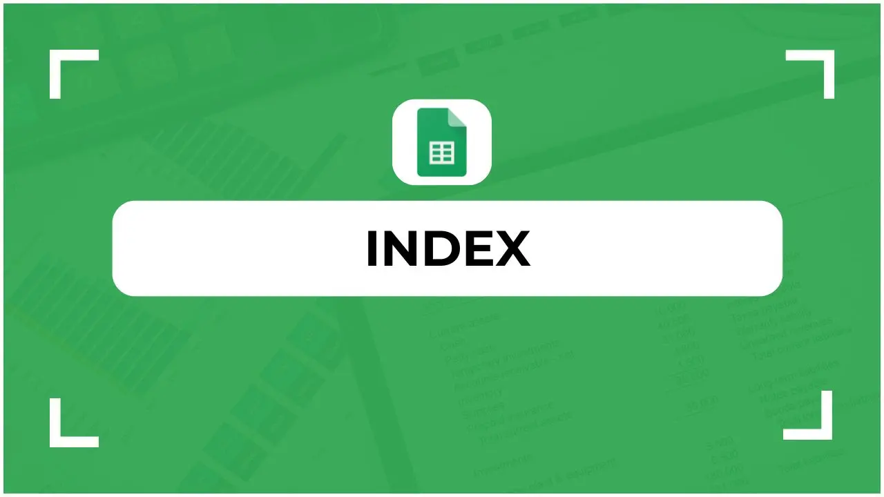 Fonction index