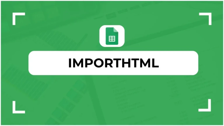 IMPORTHTML