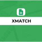 Fonction XMATCH 