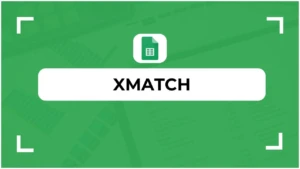 Fonction XMATCH