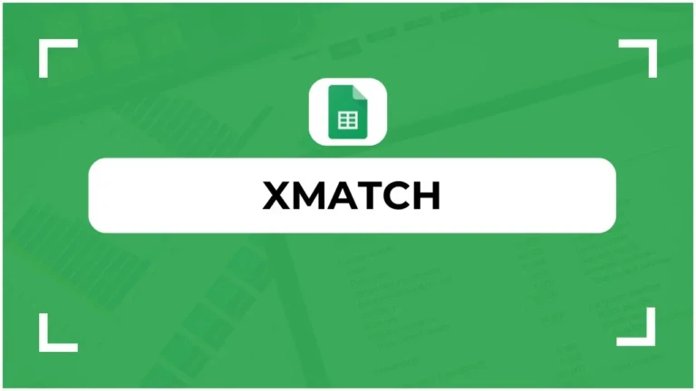 Fonction XMATCH