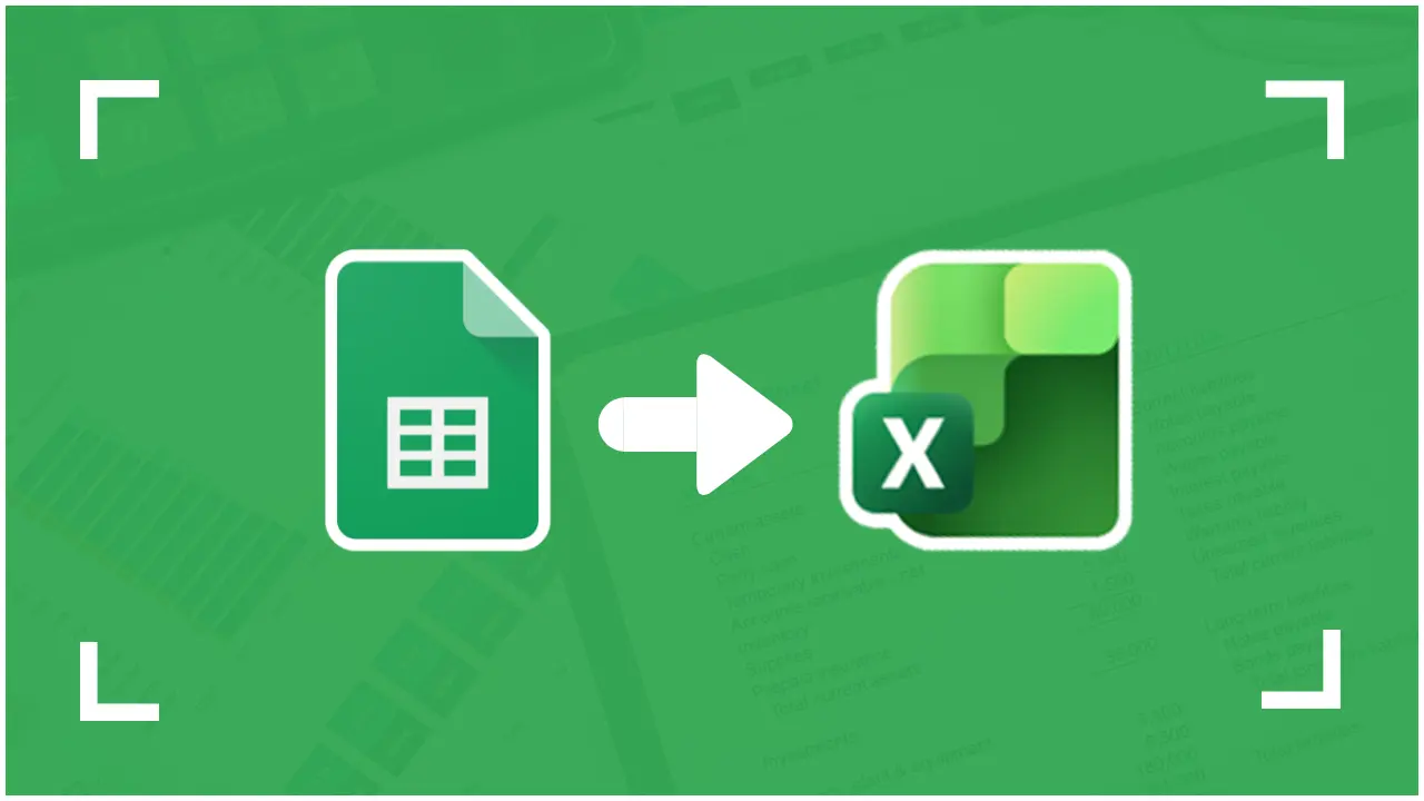 Comment convertir un fichier Sheets en Excel