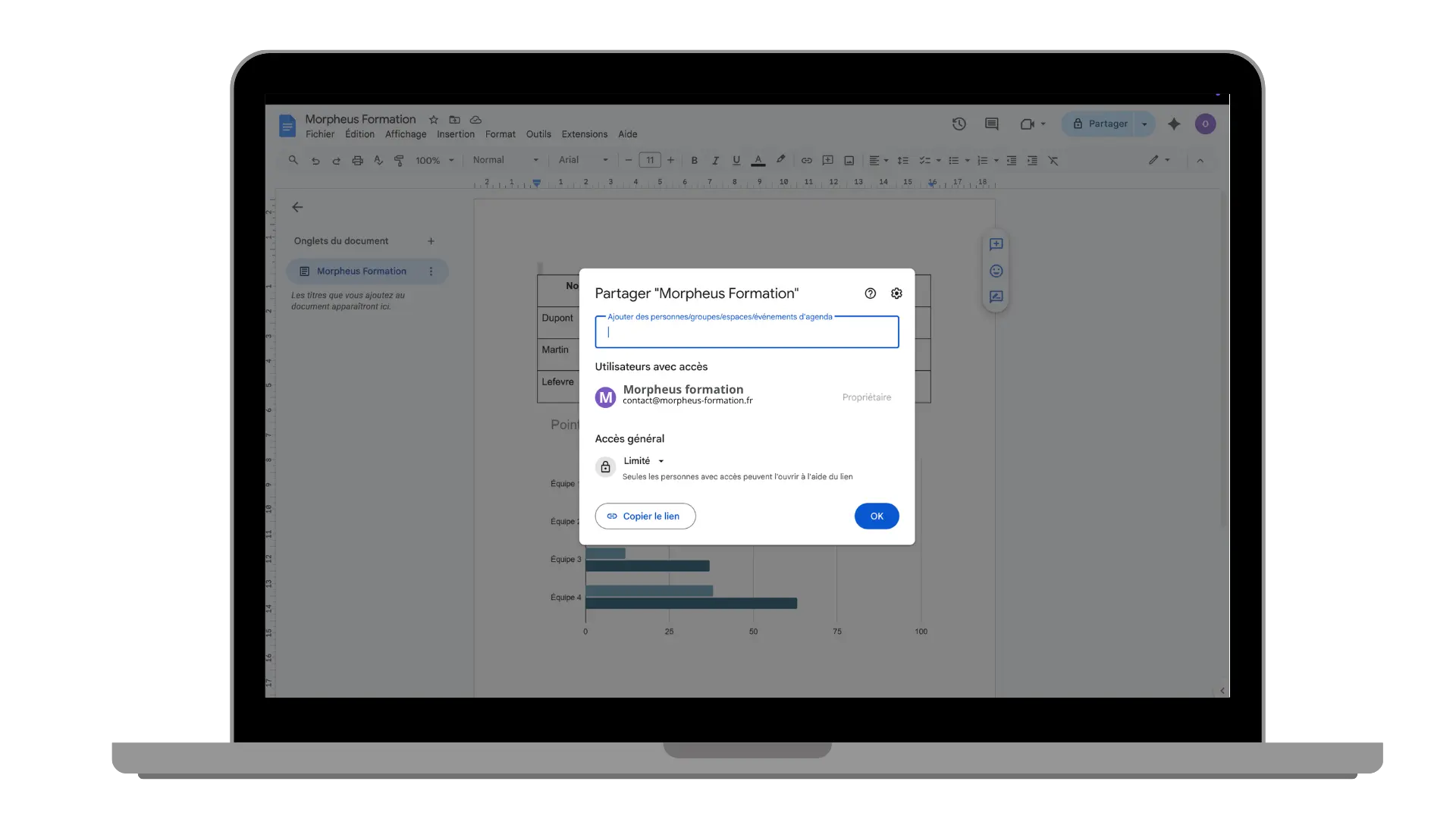Formation google docs travail collaboratif