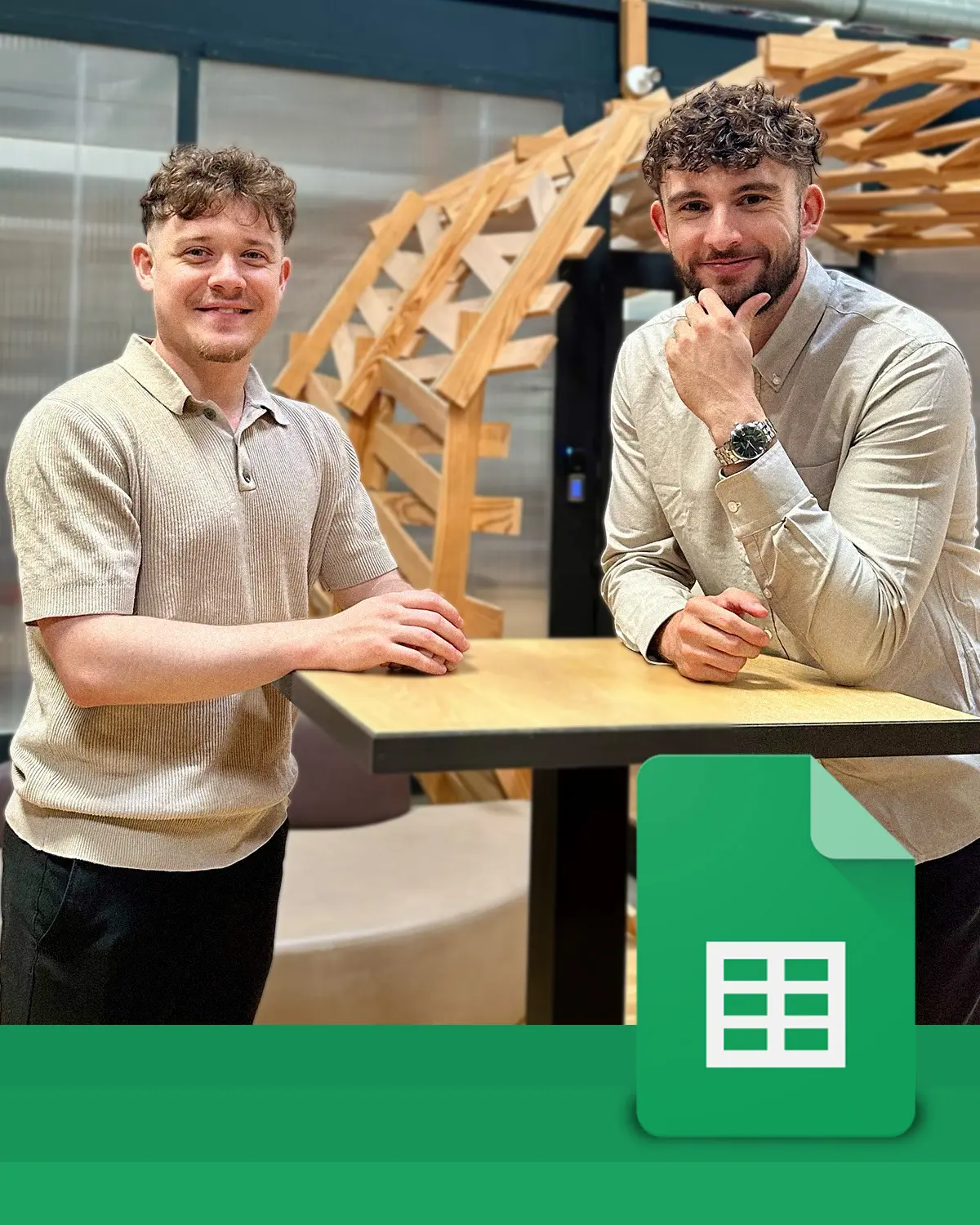 Personne qui se forme sur google Sheets