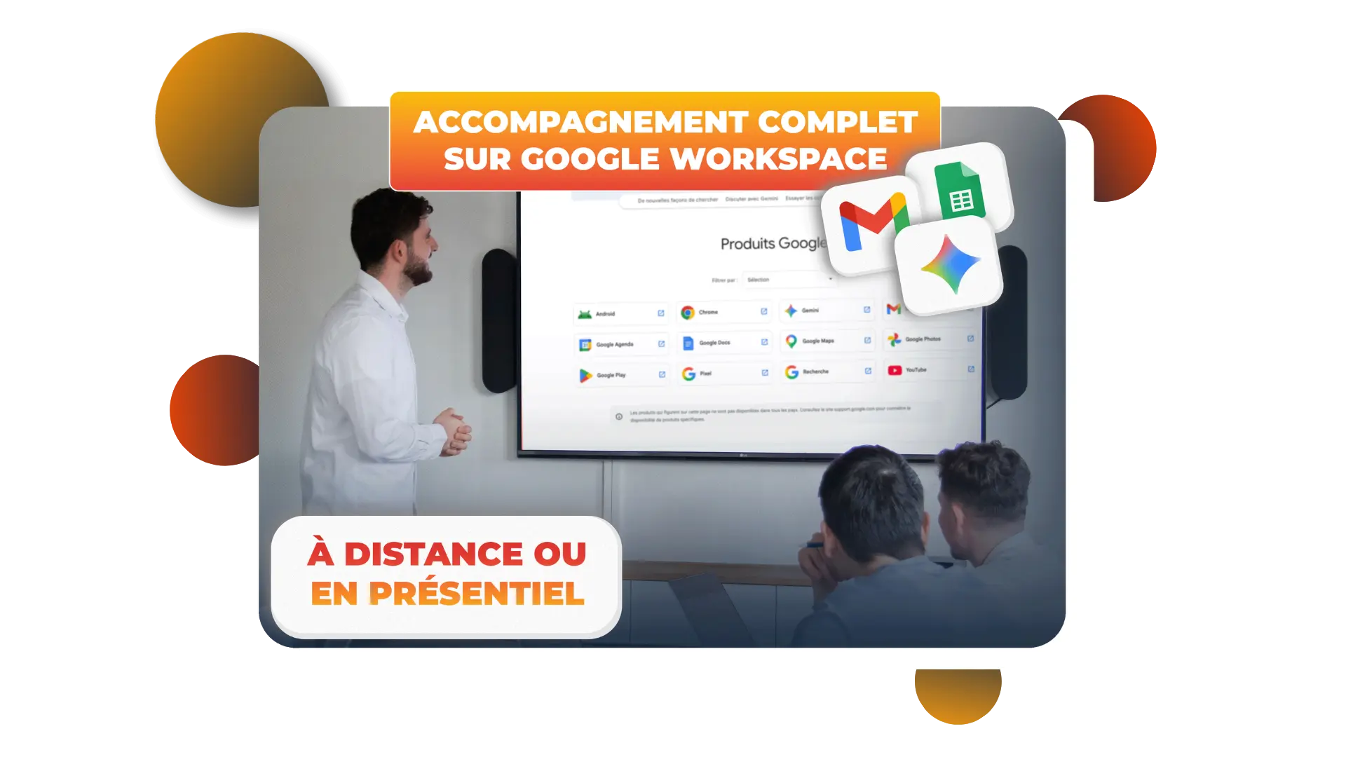 Formation google workspace sur mesure
