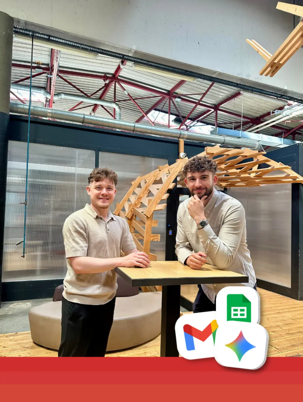 Nicolas Parent et Sacha Letullier, formateurs Morpheus Formation sur mesure Formation Google Workspace