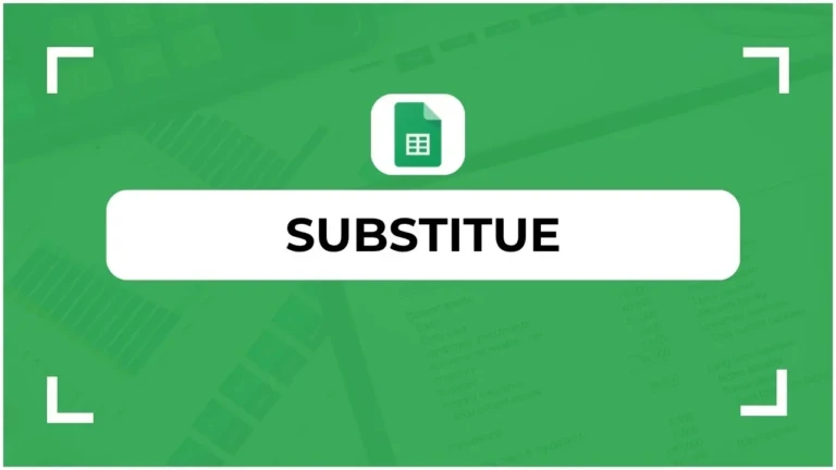 SUBSTITUE