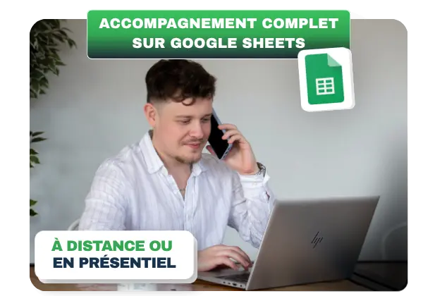 google sheets formation à distance ou en présentiel