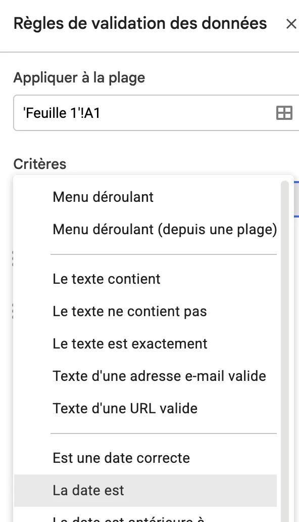 calendrier google sheets planning pour les professionnels
