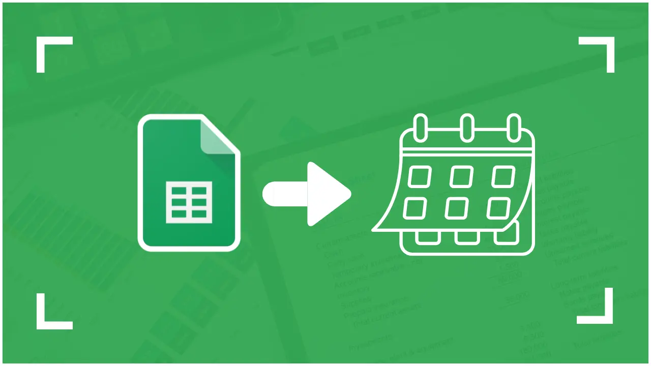 Calendrier google sheets pour professionnel