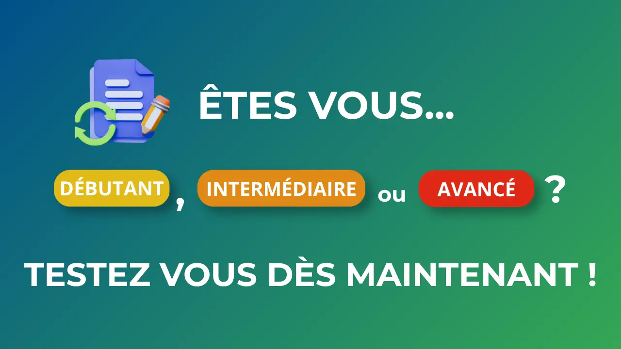 test de niveau google workspace avec corrigé