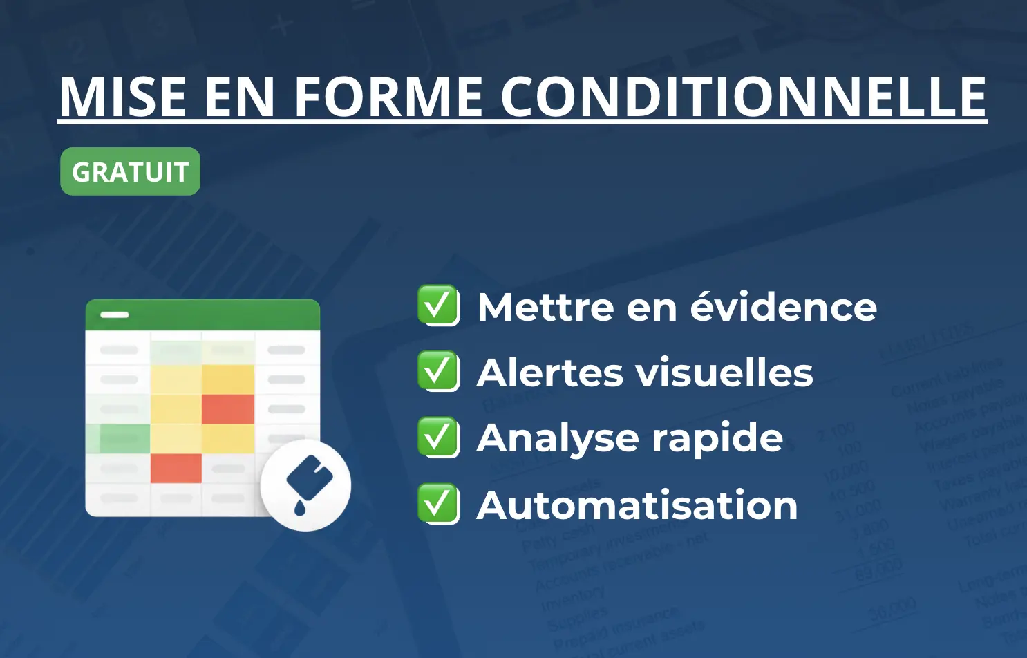 Cours gratuit google sheets mise en forme conditionnelle